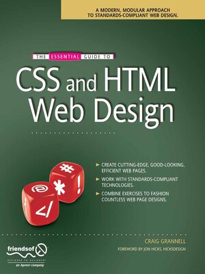 cover image of The Essential Guide to CSS and HTML Web Design